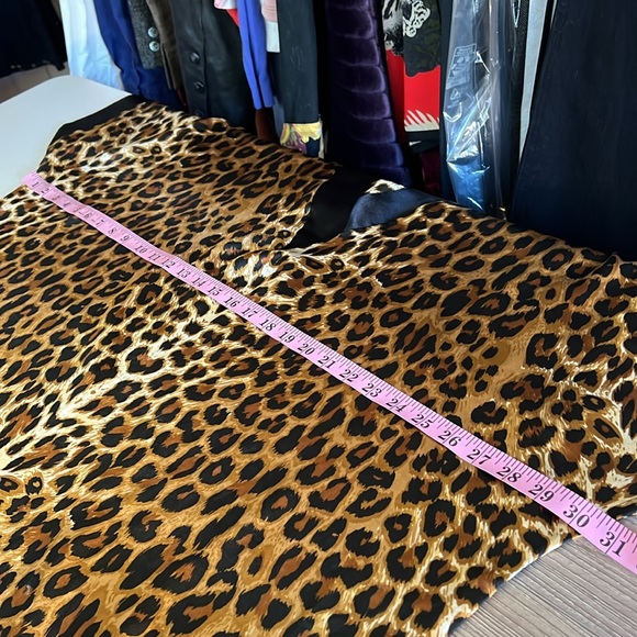 Vintage Winlar caftan maxi dress leopard print one size fits most - Picture 8 of 8